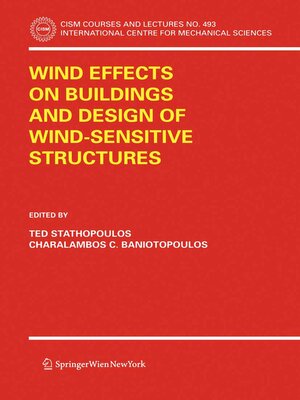 cover image of Wind Effects on Buildings and Design of Wind-Sensitive Structures